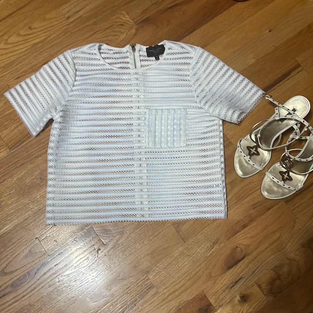 Romeo & Juliet Couture mesh blouse